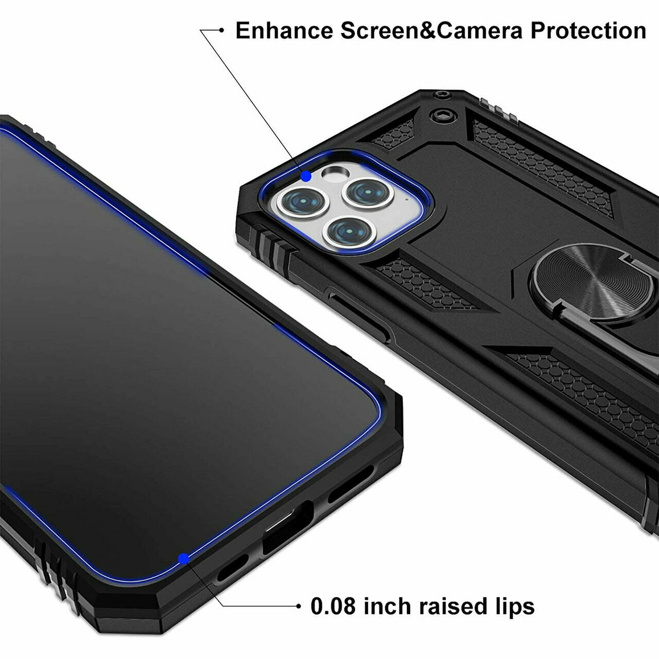 Coque hybride Ring pour iPhone 16 Pro Coque hybride Ring pour iPhone 16 Pro